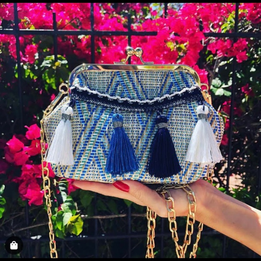 NWT purse in blue tones